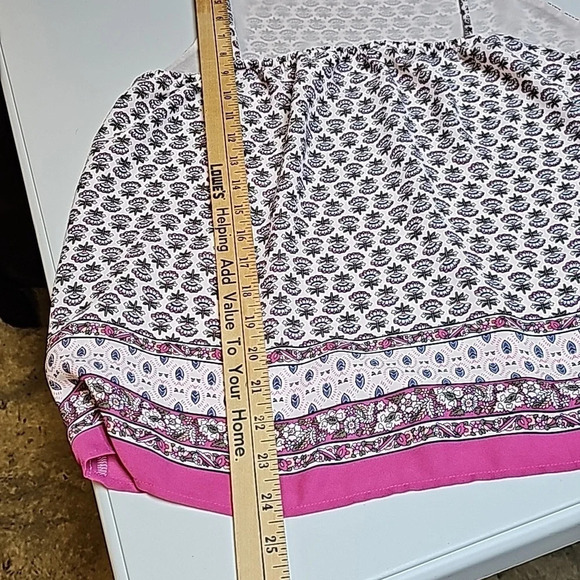 Loft Tank Blouse Sz Med -  Very Pretty - Picture 8 of 10